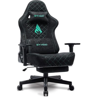 Symino Gaming Stuhl Ergonomischer Bürostuhl Rennstuhl-Design mit Fußstütze