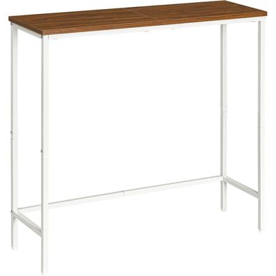 HOOBRO Schmaler Konsolentisch 75 cm, Beistelltisch Flurtisch Sofatisch für