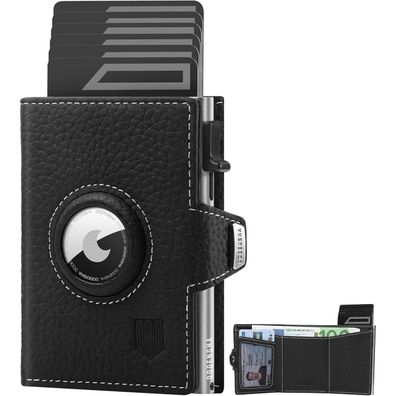 Dodensha Pebble Airtag Wallet | Smart Wallet mit Münzfach, RFID Schutz, für 10