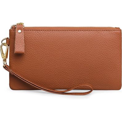 Sendefn Damen Handtasche Klein mit Handgelenkschlaufe, RFID Schutz in Lederoptik