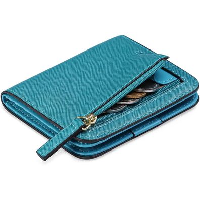 Gaekeao Damen Geldbeutel klein mit RFID-Schutz, Mini Kurzer Geldbeutel Frauen