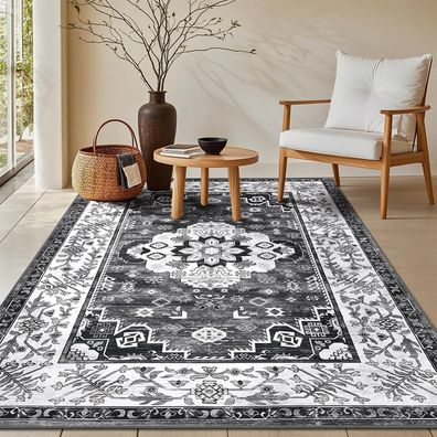 Enyhom Großer Teppich 120 x 180 cm, Superweich Waschbarer Kurzflorteppich für