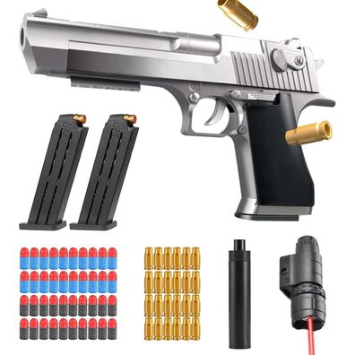 Dazztime Spielzeug Pistole, Schaumstoff-Blaster mit 40 Soft-Geschossen und 2