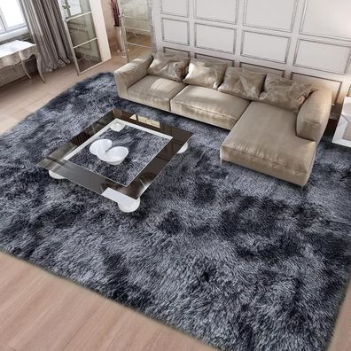 Tinyboy-hbq Teppich Rund Flauschig, Modern, Ultra Weich, Rutschfest für