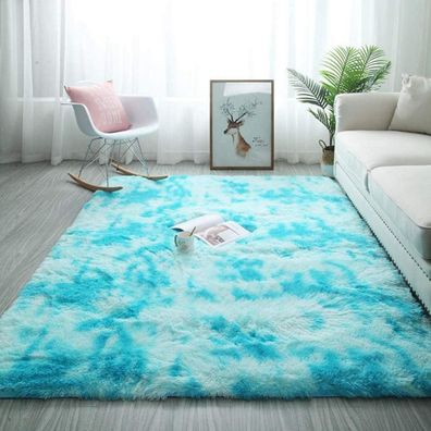 Tinyboy-hbq Flauschiger Hochflor Teppich, Ultra Weich, Rutschfest, 80x120cm