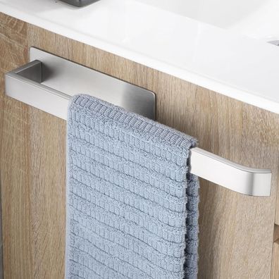OETAMS Handtuchhalter ohne Bohren, 304 Edelstahl, selbstklebend, gebürstet