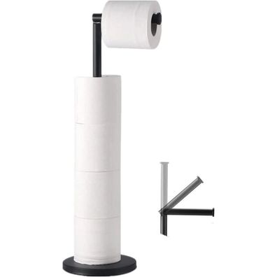 AIQII Stehender Toilettenpapierhalter aus Edelstahl 304, freistehend mit