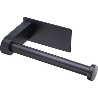 Aikzik Toilettenpapierhalter ohne Bohren, Schwarz, Edelstahl Klorollenhalter