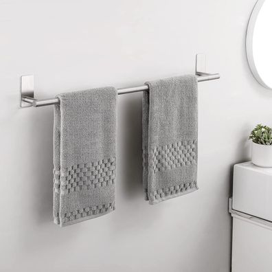 KES Handtuchhalter ohne Bohren, selbstklebend, Edelstahl SUS 304, gebürstet