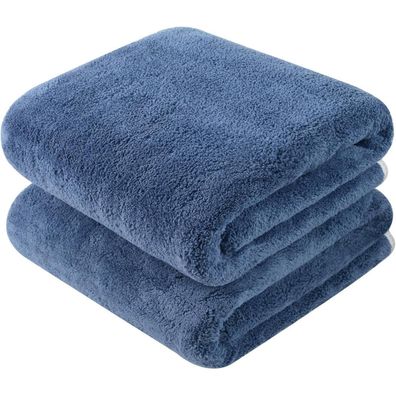 KinHwa Premium Mikrofaser Handtuch-Set 2tlg. (2x Duschtuch 76x152cm) - Weich