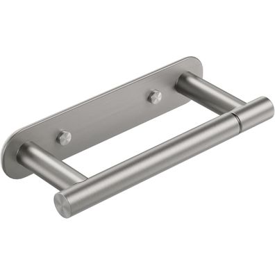 Aikzik Toilettenpapierhalter aus Edelstahl - Silber, mit 2 Montagemethoden