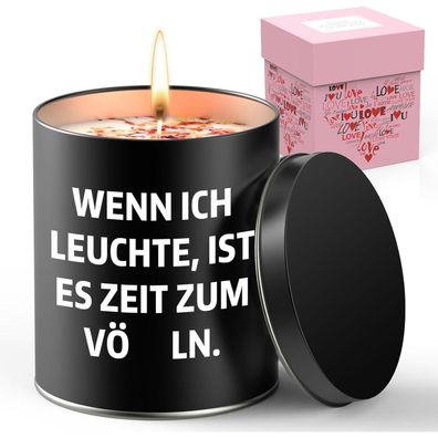OEAGO Valentinstag Kerze für Ihn, 9oz Duftkerze mit holzigem Duft, romantisches
