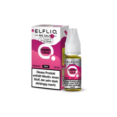 ELFLIQ Cherry Cola Nikotinsalz Liquid 10 ml