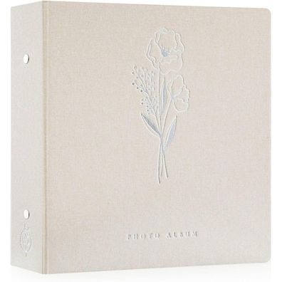 Lanpn Fotoalbum 10x15 cm, großes Leinen Einsteckalbum für 600 Hoch- und