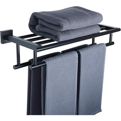 SAYAYO Handtuchhalter Edelstahl Premium Doppelt für Bad und Küche, 50cm