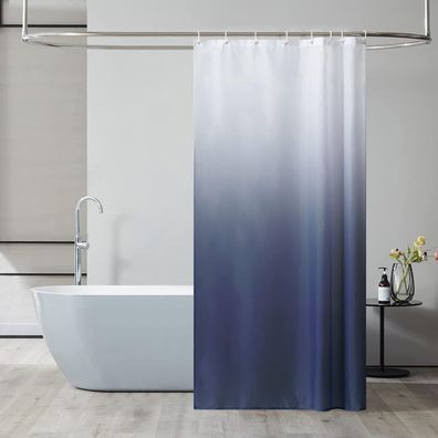 Furlinic Duschvorhang Textil Anti-Schimmel Wasserdicht Waschbar Polyester