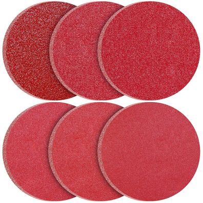 Kongming Schleifpapier Klett 180mm, 60 Stück, Körnungen 40-320 für