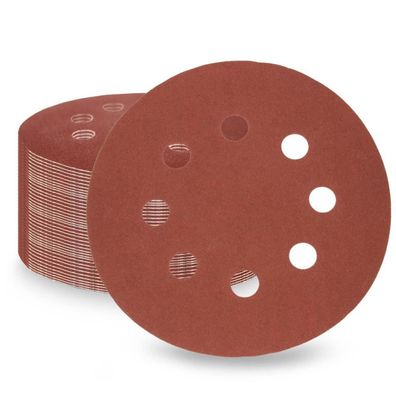 LESNIC 240 Körnung Schleifscheiben 50 Stück, 125mm Klett-Schleifpapier für