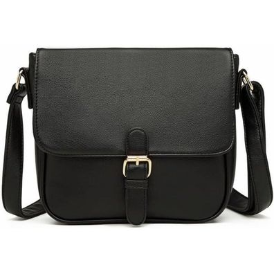 Miss Lulu Damen Handtasche elegant modern mit Tragegriff für Arbeit, Einkaufen