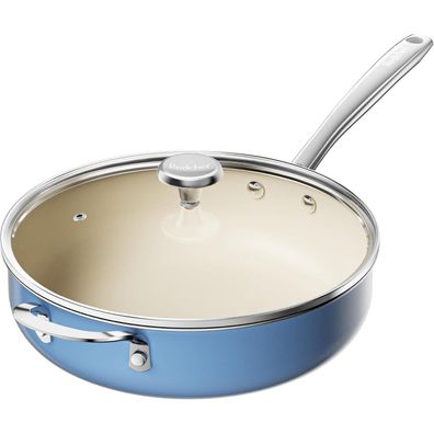 Redchef Bratpfanne 28cm mit Deckel, Keramik Antihaftbeschichtung, Induktion