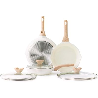 Kordisen Keramikpfannen Set mit Deckel, 3-teilig (20/24/28 cm), Induktion