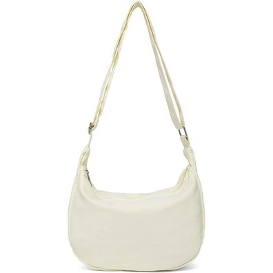 Miss Lulu Damen Halbmond Crossbody Schultertasche Hobo Casual Bag Einfarbig
