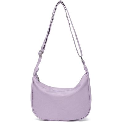 Miss Lulu Damen Halbmond Crossbody Schultertasche Hobo Casual Bag Einfarbig