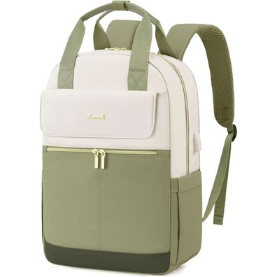 Lovevook Rucksack Damen 15,6 Zoll Schulrucksack mit Laptopfach & USB