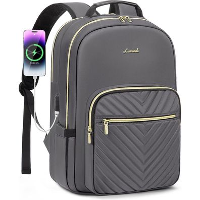 Lovevook Laptop Rucksack Damen 15,6 Zoll Wasserdicht Elegant mit