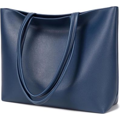 Meegirl Damen Henkeltasche Shopper Bag für Arbeit, Schule, Einkauf in Lederoptik