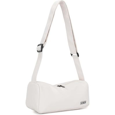 Miss Lulu Damen Halbmond Crossbody Schultertasche Hobo Casual Bag, Einfarbig