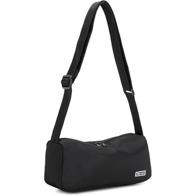 Miss Lulu Damen Halbmond Crossbody Schultertasche Hobo Bag, Einfarbig