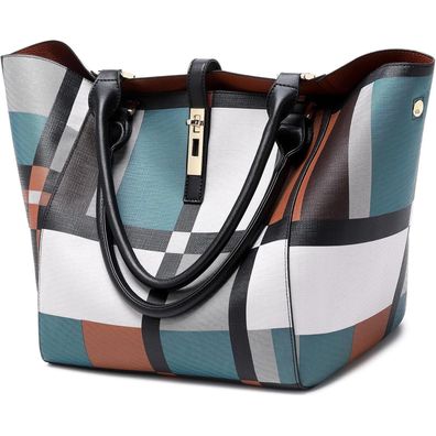 sqlp Shopper Tasche Damen Groß Leder Handtasche Henkeltaschen Big Bag Arbeit