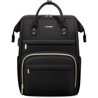 Lovevook Damen Rucksack Klein mit 14 Zoll Laptopfach, Wasserdicht, USB