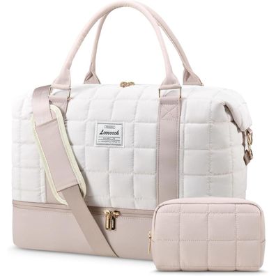 Lovevook Reisetasche Damen, leichte Weekender Handgepäck Tasche mit Schuhfach