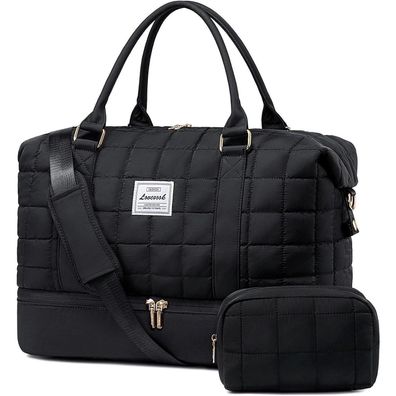 Lovevook Reisetasche Damen Groß, Leicht Puffer Weekender Handgepäck Tasche