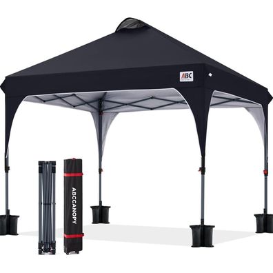 Abccanopy 2.5x2.5M Pop-Up Pavillon wasserdicht Sonnenschutz mit