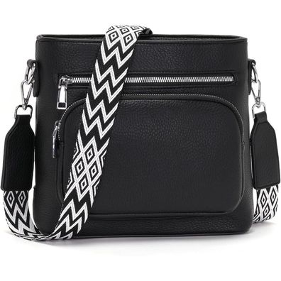 Snmoec Handtasche Damen mittelgroß Umhängetasche Crossbody Bag aus PU Leder mit