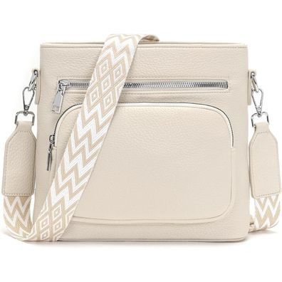 Snmoec Handtasche Damen mittelgroß Umhängetasche Crossbody Bag aus PU Leder mit