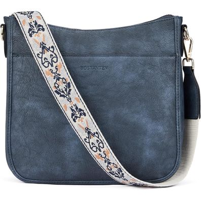 Bostanten Handtasche Damen Mittelgroß Umhängetasche Crossbody Bags in Lederoptik