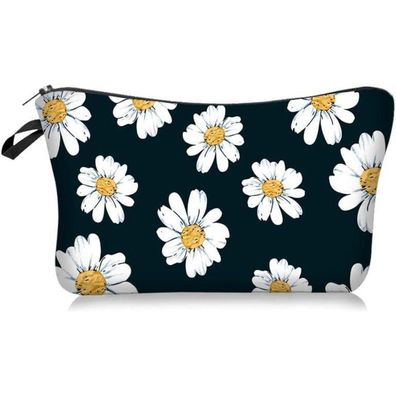Aucuu Kosmetiktasche aus Segeltuch, kleine, tragbare Makeup Tasche mit