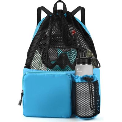 BROTOU Mesh-Rucksack mit Kordelzug - Vielseitige und wasserfeste Sporttasche