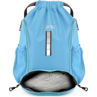 BROTOU Sportbeutel mit Schuhfach, wasserfest, ideal für Sport, Fitness