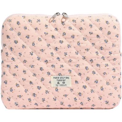 Tiaastap Puffy Laptoptasche für 11-15 Zoll Laptops, MacBook Air/Pro, Rosa