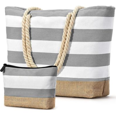 oscaurt Strandtasche XXL Shopper Damen Umhängetasche Wasserdicht Beach Tote Bag