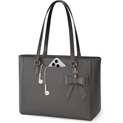 KTMOUW Große Shopper Tasche Damen Wasserdichte Leder Arbeitstasche