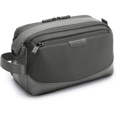 Bagsmart Kulturbeutel für Herren aus Leder, wasserfester