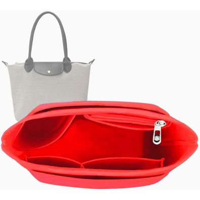 Lckaey Y012 Handtaschen-Organizer für Tragetaschen, mittelgroß, rot
