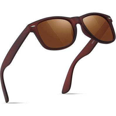 Glapeame Polarisierte Sonnenbrille Herren Damen UV400 Unisex Retro Vintage