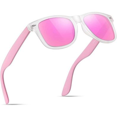 Glapeame Polarisierte Sonnenbrille Unisex Retro Vintage Klassisch UV400 für